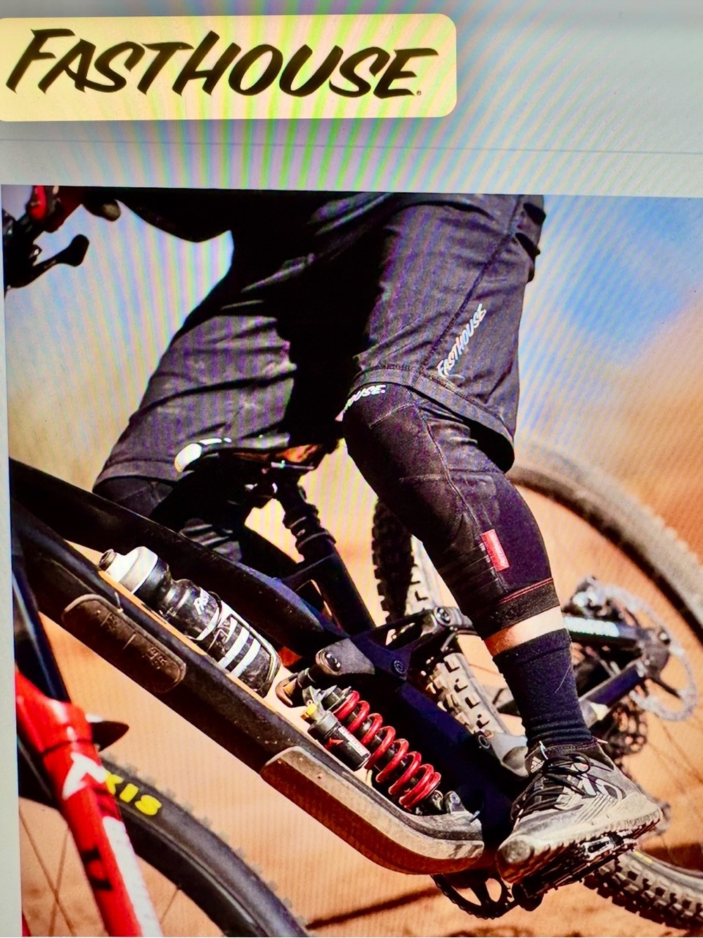 Fasthouse Kids' Black Mountain Bike Shorts